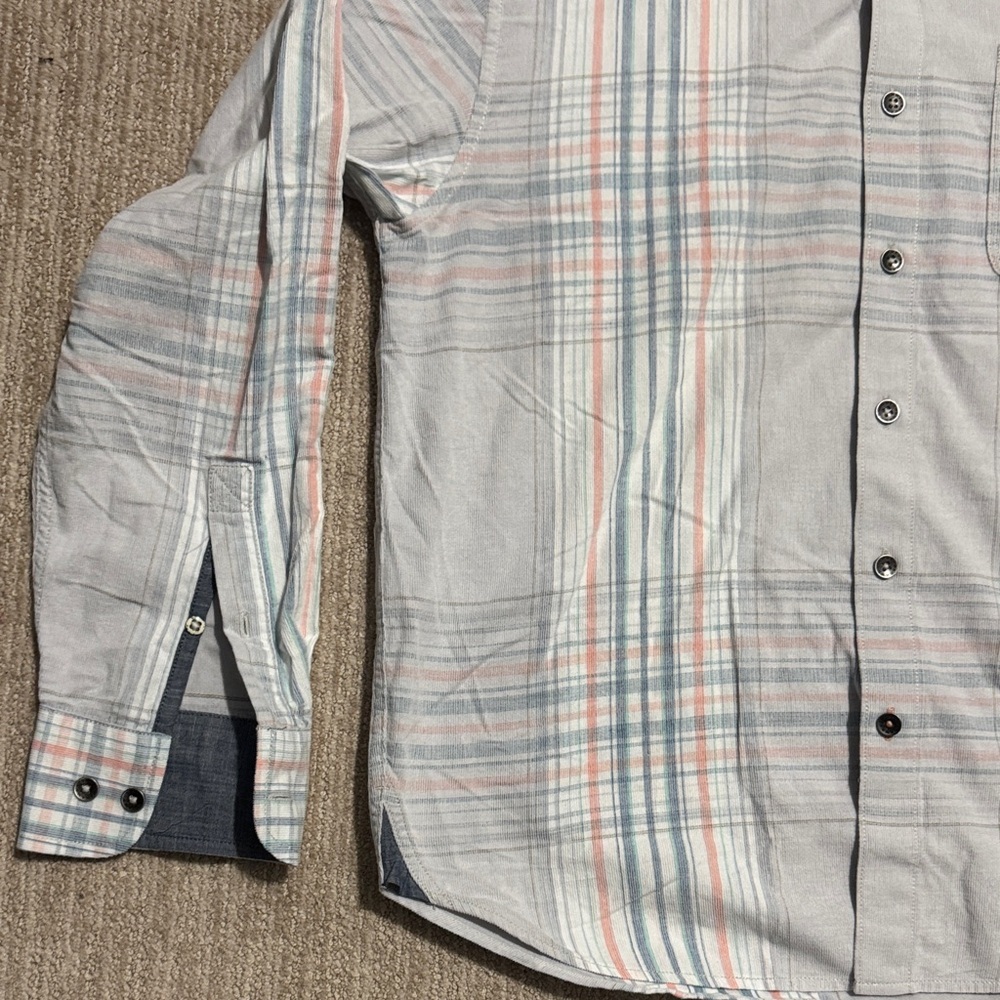 Tommy Bahama Men's Size M Coastline Cord Shirt Corduroy Striped Long Sleeve - Picture 3 of 10